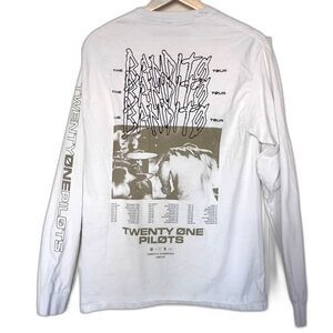 21 Twenty One Pilots Bandito Tour 2019 Long Sleeve T Shirt Men's M Concert Merch